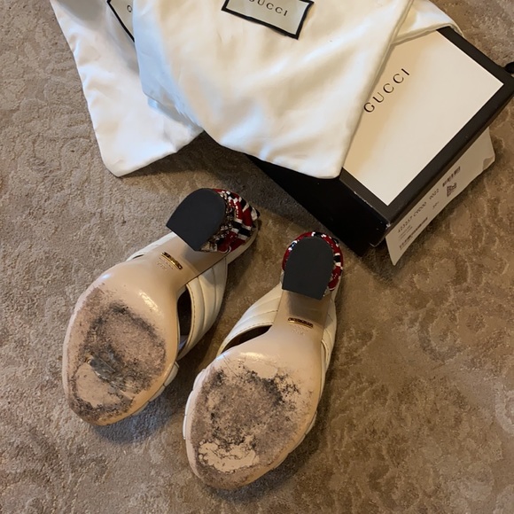 Rare Gucci Webby Snake Mule Heels - Picture 4 of 9